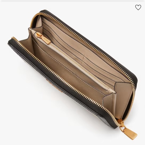 Kate Spade Morgan Colorblocked Zip-around Continental Wallet Cafe Mocha 
NWT - Picture 2 of 16